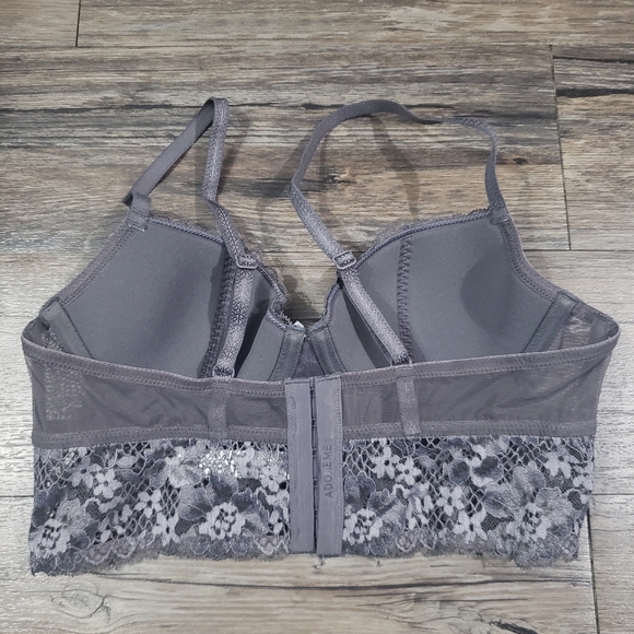 Adore Me Sexy Lace Gray Bra 34b - Picture 3 of 7